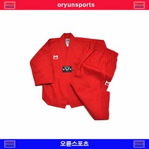 태권도복(골지)적색도복 우슈 태권도복 합기도 격투기