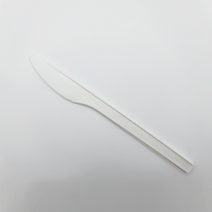 이솔산업 생분해성 옥수수 친환경 PLA 일회용 나이프 (백색) 1세트, 100개입
