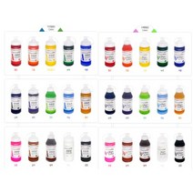 초등 어린이 아동 어린이집 유치원 수채화 15색 대용량 전문가용 아크릴 15색 물감(낱개판매), 상품선택, 수채화물감-녹색