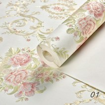 천 원단 3D 부직포 벽지 미세 압착 자체 접착 침실 TV 배경 벽, 1.01