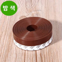 팩토리21 3M 강력접착식 1중날 35mm 반투명 외풍차단바람막이 흰색 밤색 강화도어 자동문 창문바람막이, 10m, 브라운