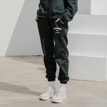 블랙몬스터핏 에센셜 기모 트레이닝 바지 빅사이즈 팬츠