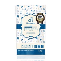 맘블레스 무곡물 사료 1.2kg (연어-피모관리)
