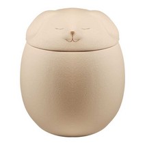메모리얼 스톤함 애견 납골당 애완 동물 장례 보관, 블랙 직경11cm 높이12.5cm