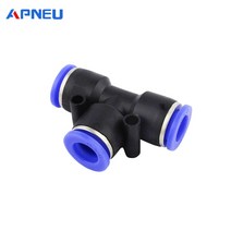 공압 피팅 호스 커넥터 튜브 플라스틱 조인트 압축기 푸시 인 퀵 릴리스 파이프 4mm 6mm 8mm 10mm Pu Py, 04 PE_04 10MM
