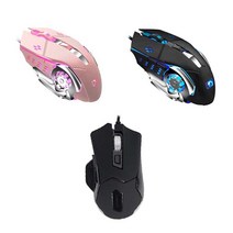 [루키] 넥스원 HIGHEND 프로페셔널 게이밍 마우스 S322 S398, 마우스(S322)-핑크