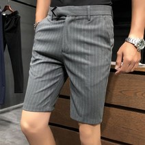 가바바 남성 면바지스트라이프 슬림핏 반바지 G35747