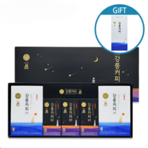 스페셜티 강릉커피 선물세트 라떼+블랙 8T 5입+쇼핑백