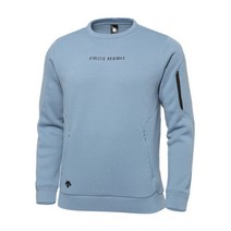 [데상트] 긴팔티 UQC SM323RHT93-SKY 스웨터 플리스 맨투맨