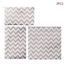 토스트 샌드위치 포장지 3pcs 방수 재사용 가능한 스낵 가방 친환경 빵 와플포장지, 9