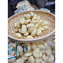 #가락시장 나물이네# 당일경매 국내산깐마늘(대) 1kg/오후2시이전주문당일출고99%/주말 공휴일제외, 1kg