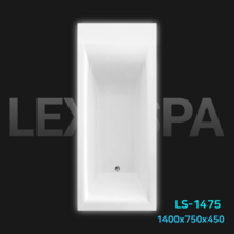 렉서스파 1인 매립욕조 1400 750 아크릴 욕조 매립 반신욕조 매립형 1인용 사이즈, 1개, 측면치마(배수방향)