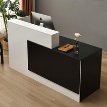 남쪽나무 매장 카운터 리셉션 데스크 계산대 상담테이블, 좌측형, 길이 220cm 폭 60cm 높이 100cm, A08