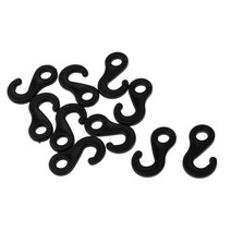 루프바스켓 히치 자동차트레일러 루프랙캠핑 텐트용 충격 코드 후크 엔드 10 개 세트 번지 로프 천막 캐, 한개옵션0