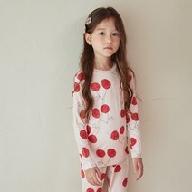 봉봉마카롱 여아 모달스판내의세트02
