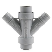 배수구 연결대 W자 싱크대 세척기 세탁기 배수관 주방, 옵션:단일