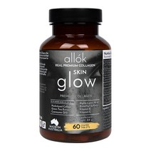 allók 스킨 글로우 프리미엄 콜라겐 60 정 Skin Glow Premium Collagen 60 Tablets, 1개