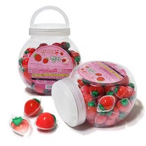 딸기맛 젤리 1080g (18g X 60개) 대용량 수입 젤리 간식 통