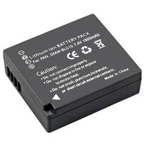 배터리 카메라용 밧데리 DMW-BLG10 BLE9 1800 파나소닉 루믹스 DMC GF6 GX7 GF3 GF5 ZS100 ZS60 LX100 GX85, 01 1 Battery