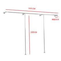 의류 매장 행거 디스플레이 옷가게 옷장 예쁜 스틸 벽면, 300x160cm