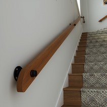 계단 안전바 세이프티바 인테리어 손잡이 핸드레일 1 2 미터, 길이 80cm(고정 지점 2개)