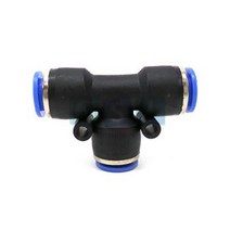 피팅 T자 소켓 PUT/T 피팅/6mm/8mm/10mm/12mm/유공압/공기압배관/원터치 부속/호스연결소켓, 12mm