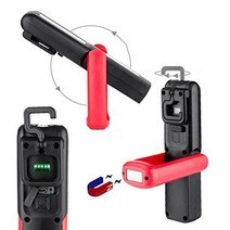 마그네틱 휴대용 USB 충전식 LED COB 손전등 작업 조명 토치 라이트, 한개옵션0, 한개옵션0