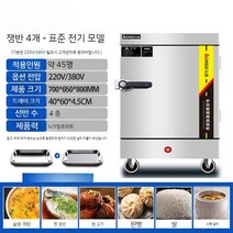 스팀취사기 업소용 취반기 군대 밥솥 찜기 구내식당 밥, 표준모델 트레이 4 45명 220V 380V