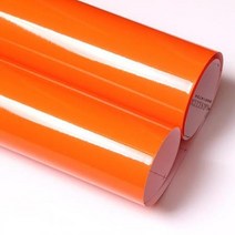 단색시트지_옥외광고용(3204/유광)-[폭]100cm Bright Orange / 글씨제작 간판제작 차량래핑