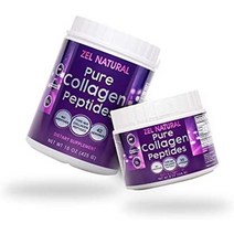 남성용 및 여성용 젤 천연 콜라겐 펩타이드 파우더 무향 가수분해 펩타이드 글루텐 프리 유제품 프리 코셔 인증 할랄 인증(8oz), 8