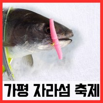 가평송어축제 매직웜 원스톱 채비완성 세트 얼음낚시 미끼 웜, 단품
