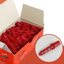 대화 콘크리트 칼블럭 (적색 200입) 칼브럭 피스 나사 jan3855ea, 무엇이든몰 본상품선택