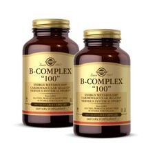 솔가 비타민B 100 콤플렉스 100캡슐 2팩 Solgar B-Complex100, 2개