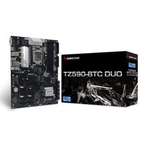 바이오스타 Biostar TZ590BTC Duo (인텔 10세대 및 11세대) LGA 1200 인텔 Z590 9 GPU 지원 마이닝 마더보드