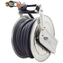 태창 TC-1315SH-2H 업소용 자동 워터릴 주방청소 호스릴 스텐레스 열수용 15M, 소방노즐