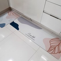 포그램 모던 규조토 주방매트/발매트 씽크대 주방 욕실 화장실 발매트(2size), 서플L (39x120)