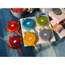 르 쿠르제스킬렛 23cm 6색상 르 쿠르제그릴팬, 올리브그린olivegreen