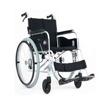 미키코리아 알루미늄 휠체어 미라지 MIRAGE 22D-P(통타이어 장착) 보조기기