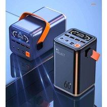 6만 10만 220V 대용량 보조배터리 파워뱅크 캠핑 고속, 업그레이드 대용량 그레이 100000mAh