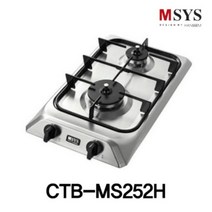 한샘 MSYS 세로 가스쿡탑 2구 CTB-MS252H 빌트인 가스레인지 교체, LPG