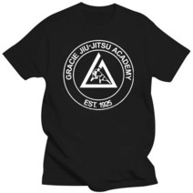 주짓수벨트 태권도띠 주짓수도복 주짓수벨트 태권도띠 주짓수도복 jiu jitsu gracie 로고 - 블랙 커스텀 티셔츠 티셔츠
