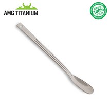 AMG티타늄 티스푼 커피스푼 티탄 캠핑용품 백패킹 등산용품 AMG TITANIUM, 1개