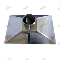 주방 후드 업소용 닥트 덕트 배기 흡입 스테인레스, 620mmx420mm인터페이스75mm 투명커버