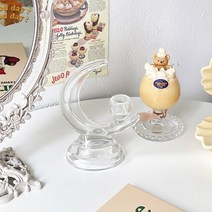 to the moon 달 모양 크리스탈 유리캔들홀더