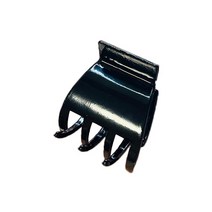 헤어미용재료 대 한 3.5cm 패션 헤어 클립 미니 머리 발톱 액세서리에 플라스틱 금속 게 신선한 소재, [03] Metal Black