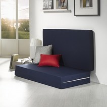 서광퍼니처 3단 접이식 소파베드더블/HR스펀지, 그레이