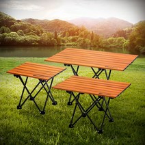 다니고 다니고 나홀로 가정용 야외 간편 접이식 롤 테이블 K5, T107_대형+전용가방