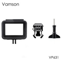 Vamson 방수 케이스 Go pro 보호 케이스 GoPro Hero 용 오렌지 플로트 커버 7 6 5 블랙 7 실버 화이트 카메라 VP649103609, VP631
