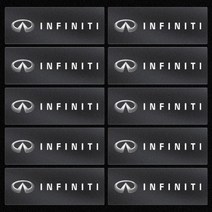 자동차 브레이크 캘리퍼 내열 장식 스티커 인피니티 FX35 Q50 G35 QX70 G37 Q30 QX56 I30 M35 FX37 QX4 QX60 FX50 M37, 10개