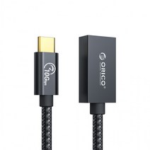 오리코 USB C to A타입 케이블 연장선 USB3.1 Gen2 10Gbps PD60W CAF31, 100cm(CAF31-10)